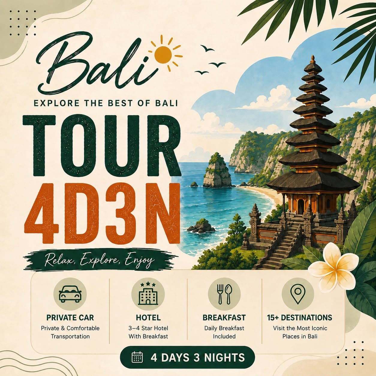 Bali Tours 4D3N