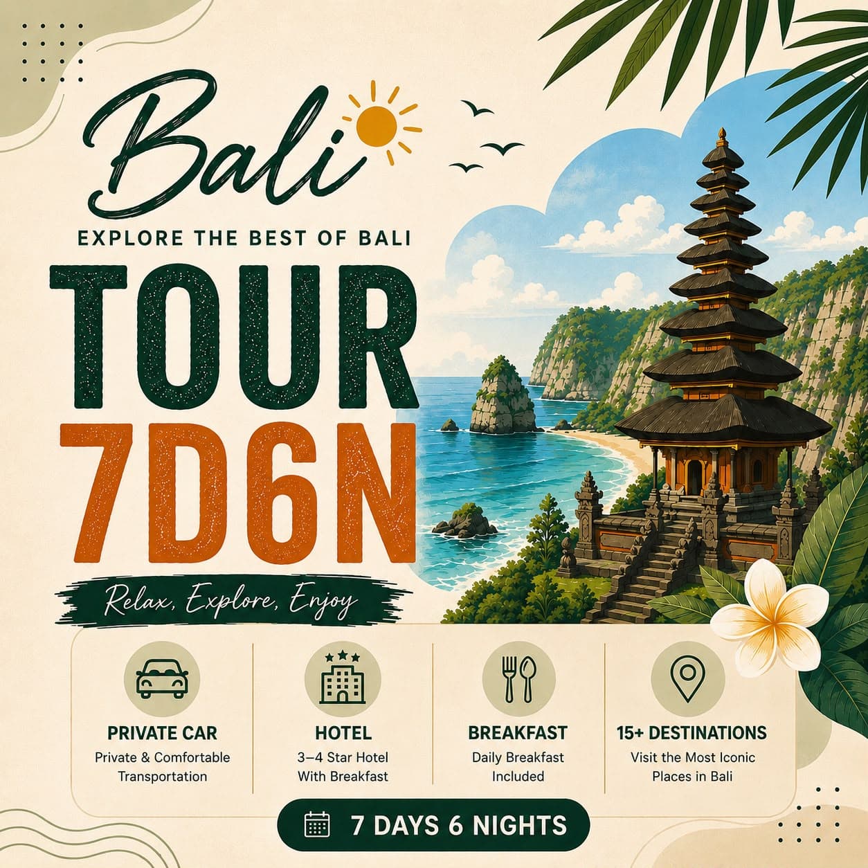Bali Tours 7D6N