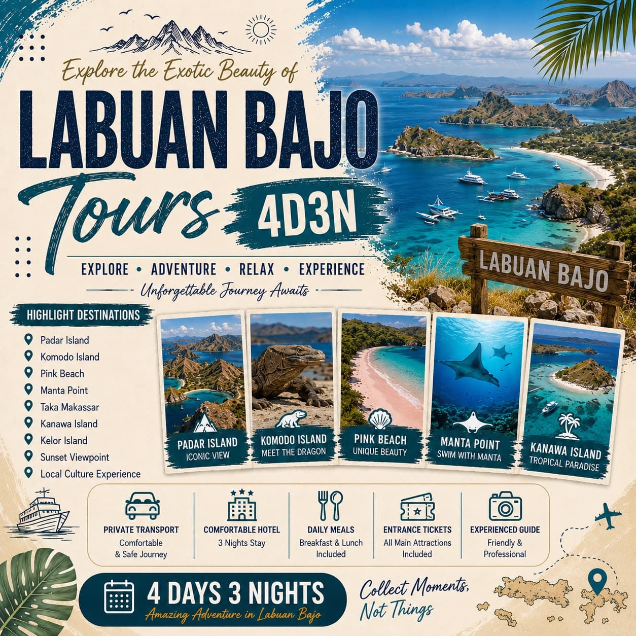 Labuan Bajo Tours 4D3N